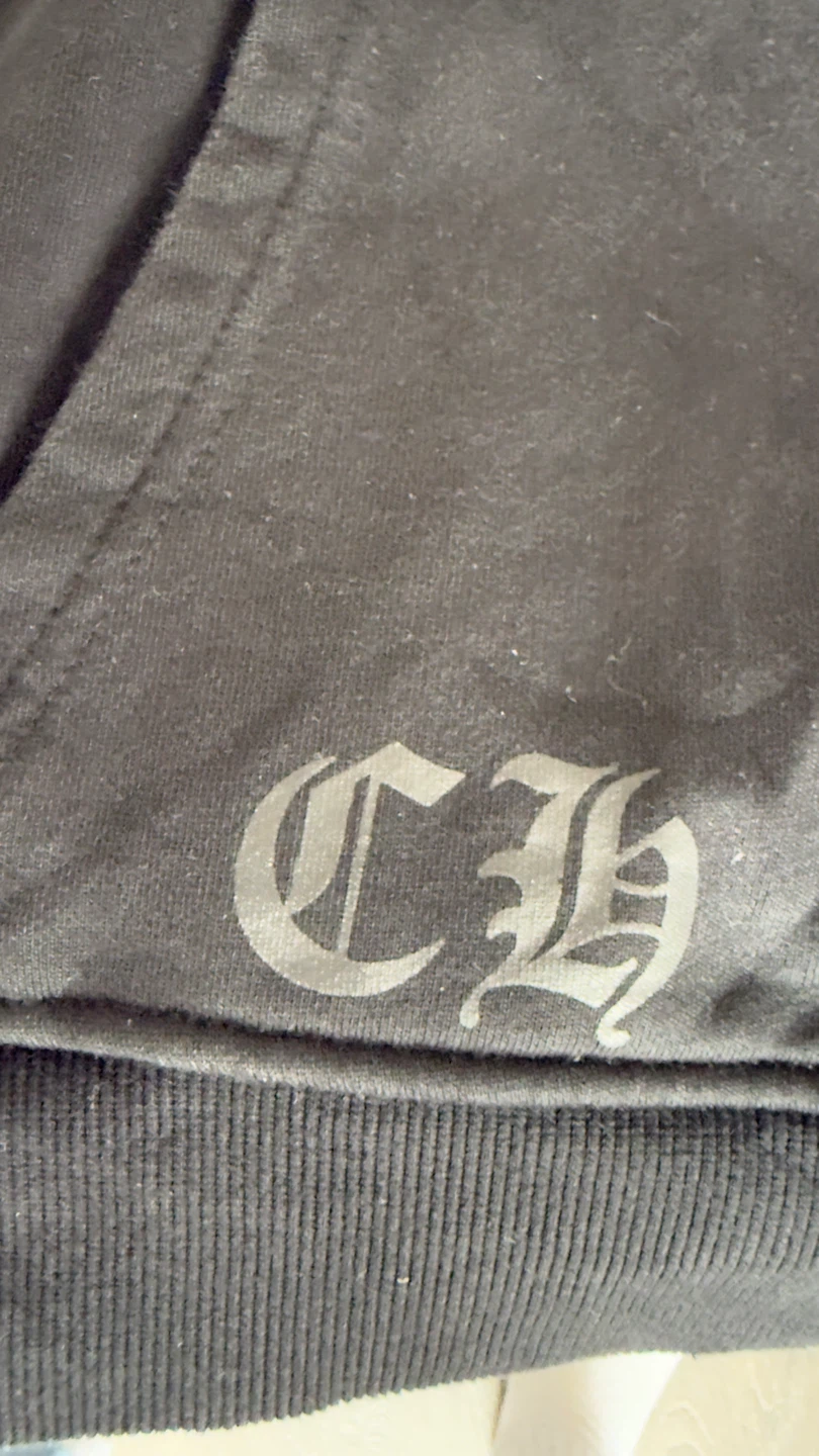 Chrome Hearts Black Zip-Up Hoodie - photo 3