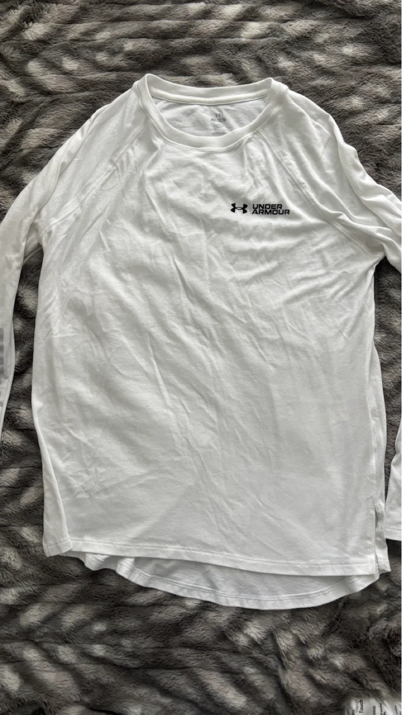 Under Armour white long sleeved workout top - photo 2
