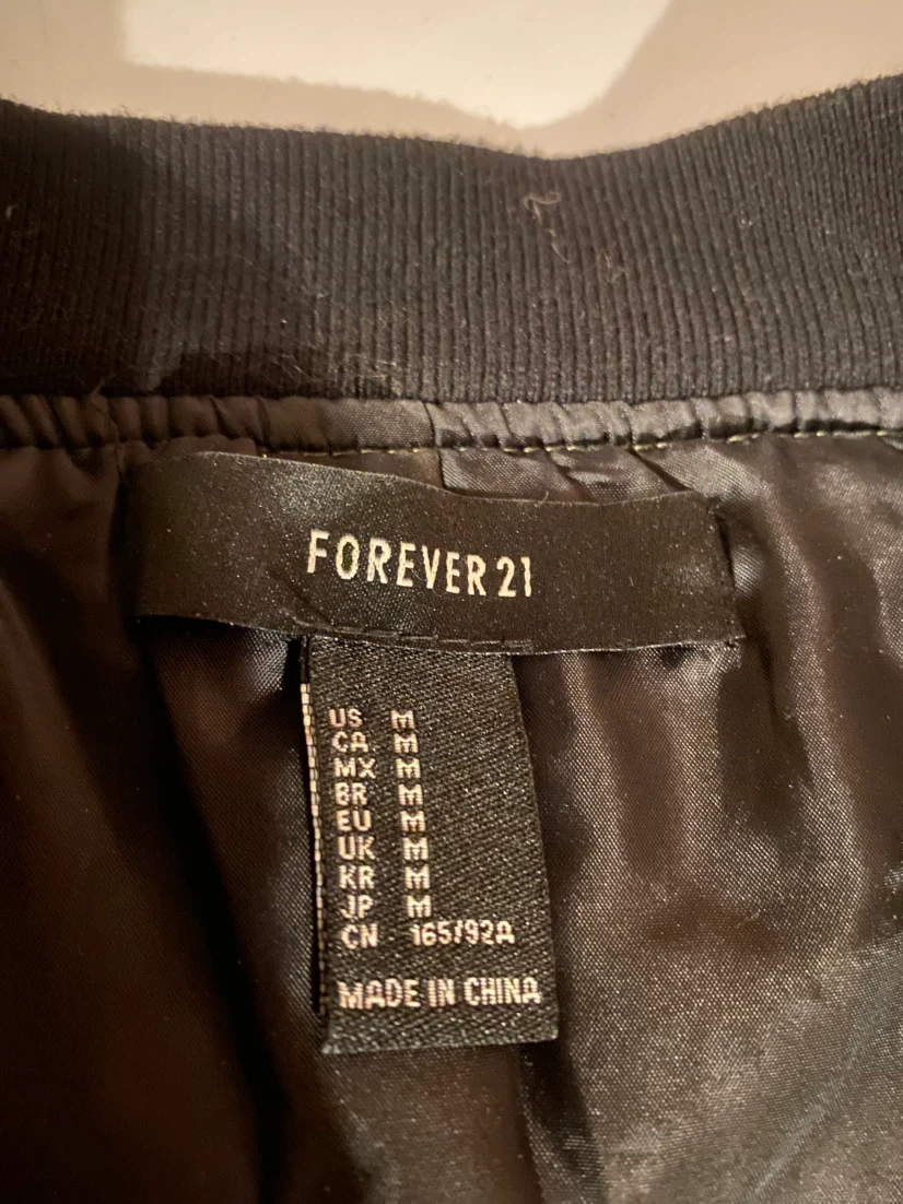 Forever 21 Olive Green Bomber Jacket - photo 5