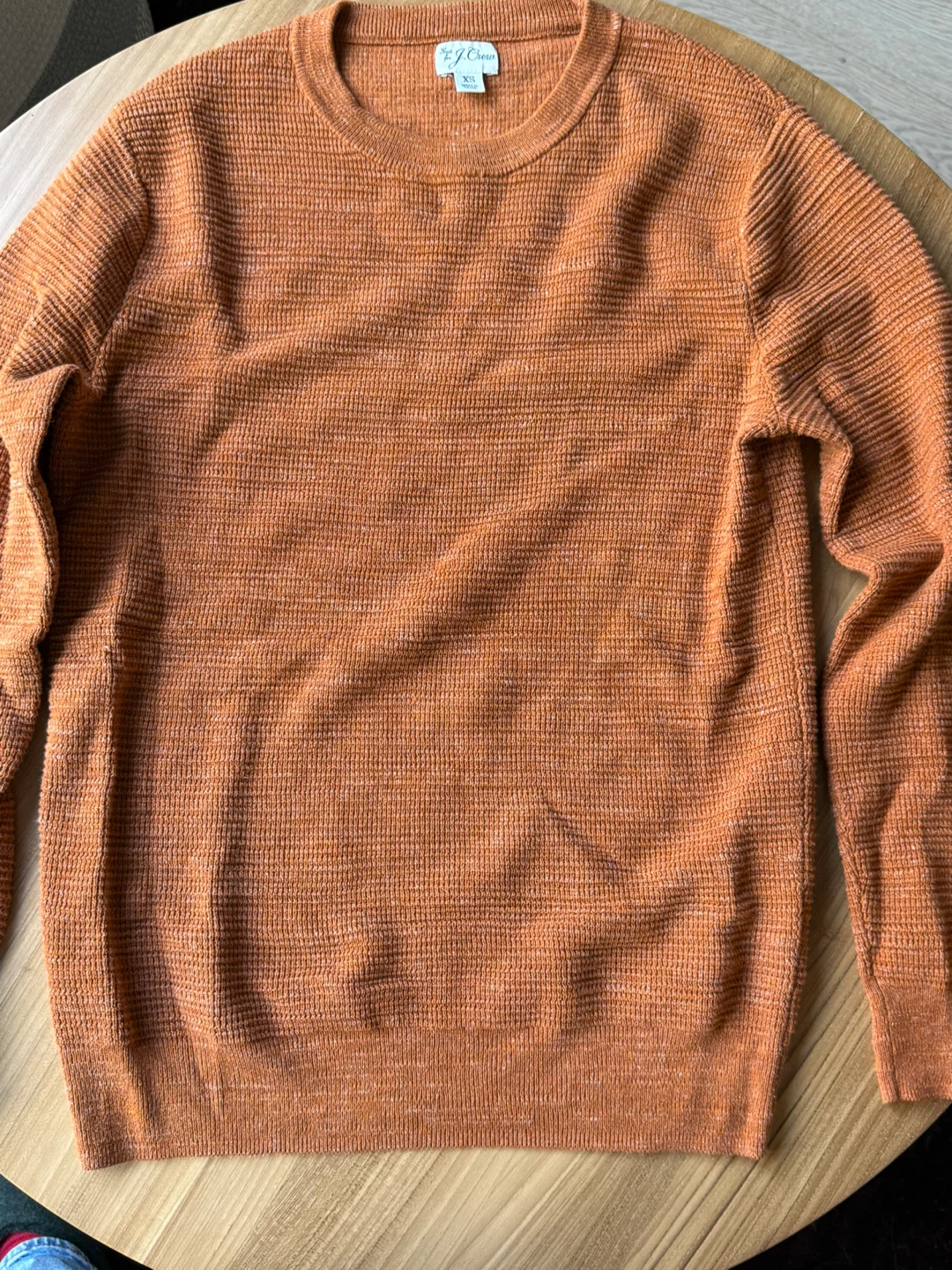 J. Crew Orange Knit Sweater - XS