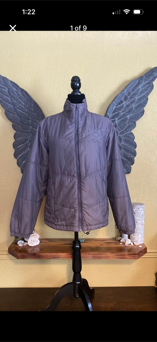 Columbia Winter Jacket With Embroidery