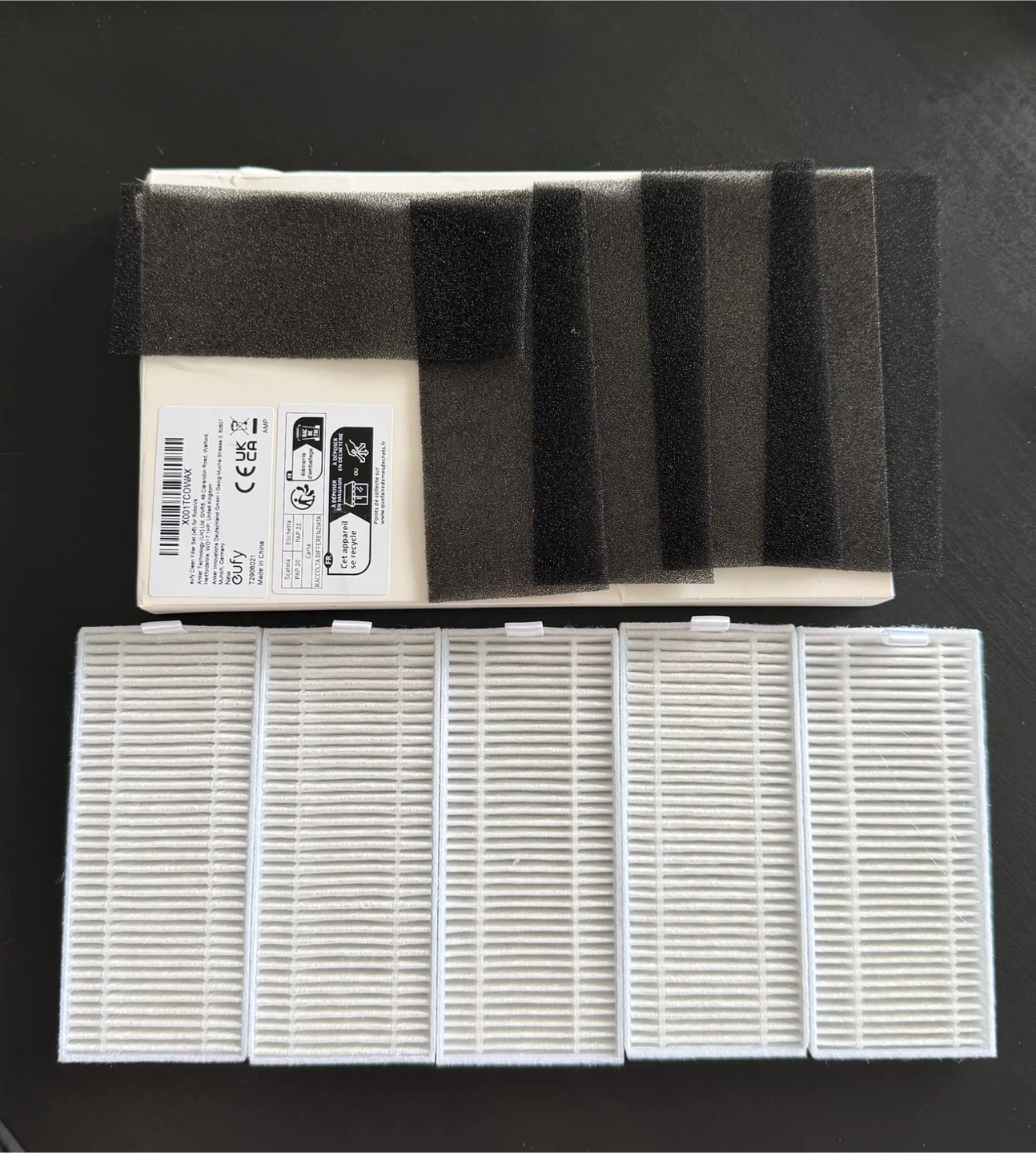 Eufy RoboVac Replacement Filters – 10 Pieces