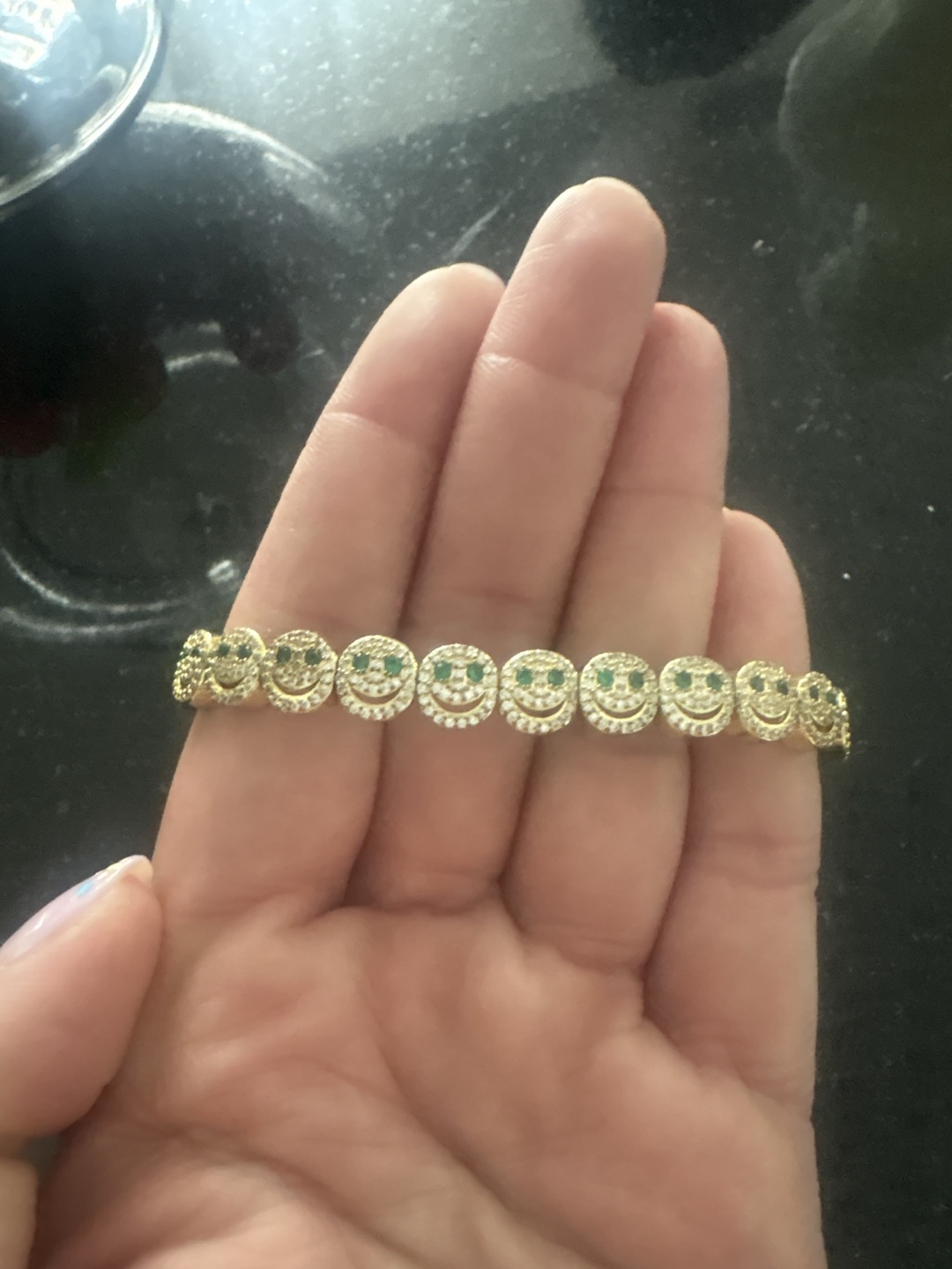 Lisa Gozlan The Pavé Happy Face Bracelet - photo 5