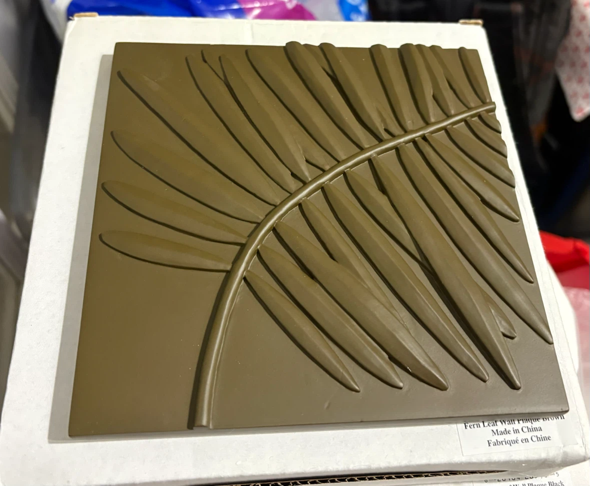 Fern Leaf Wall Plaque