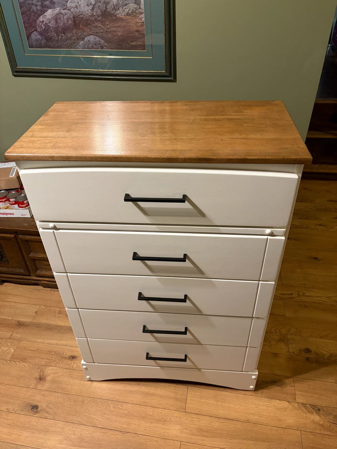 Bedroom Dresser Set - Nightstand, Tall Chest, Dresser