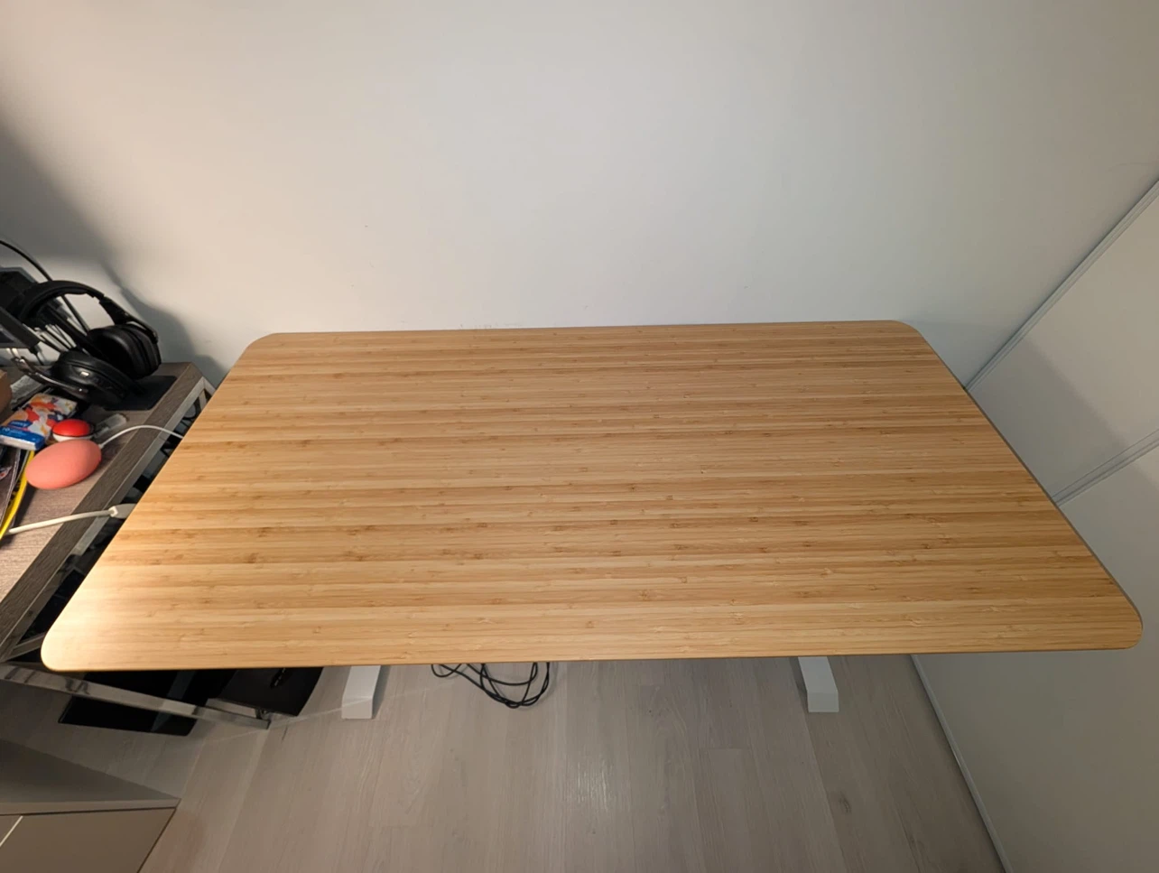 Motion Grey Standing Desk - Bamboo Top ikea - photo 2