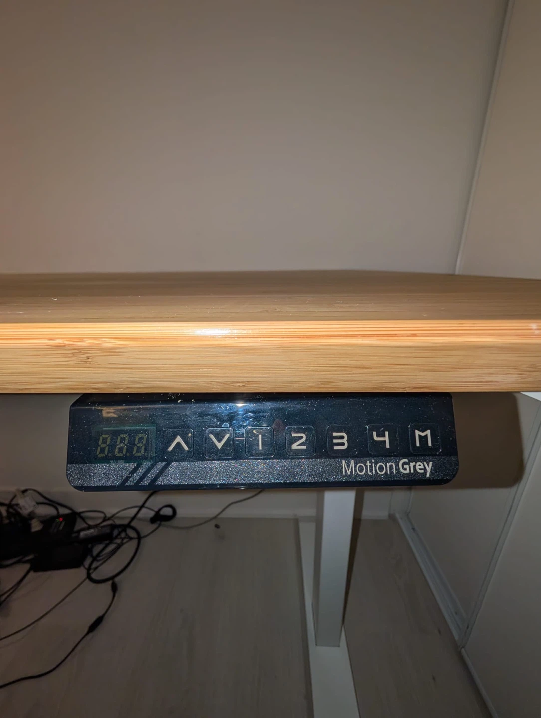 Motion Grey Standing Desk - Bamboo Top ikea - photo 4