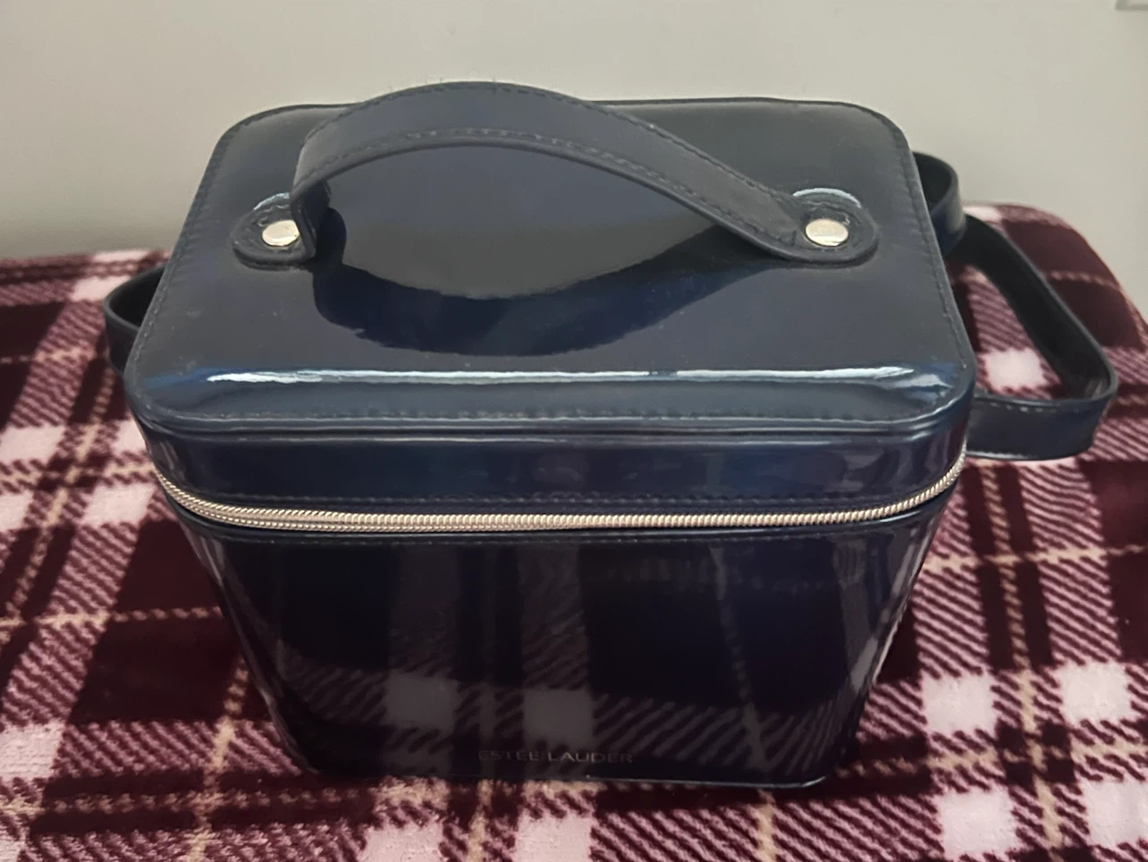 Estee Lauder Patent Leather Vanity Bag