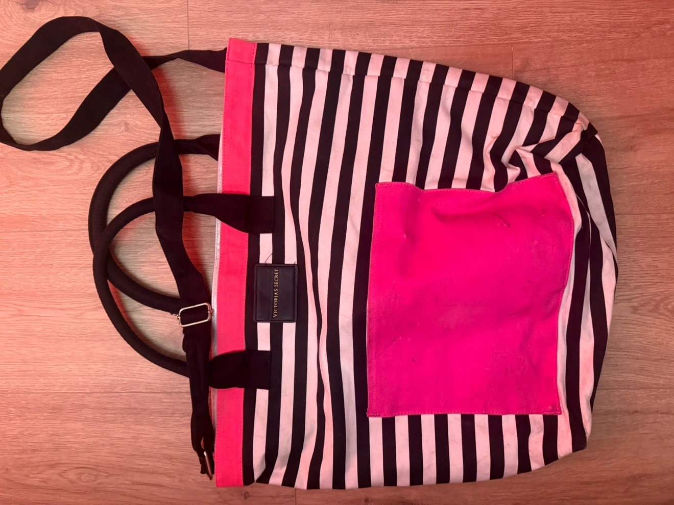Victoria's Secret Striped Tote Bag