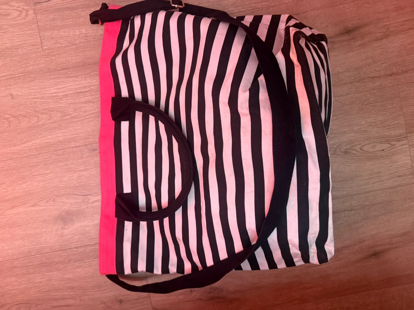 Victoria's Secret Striped Tote Bag - photo 3