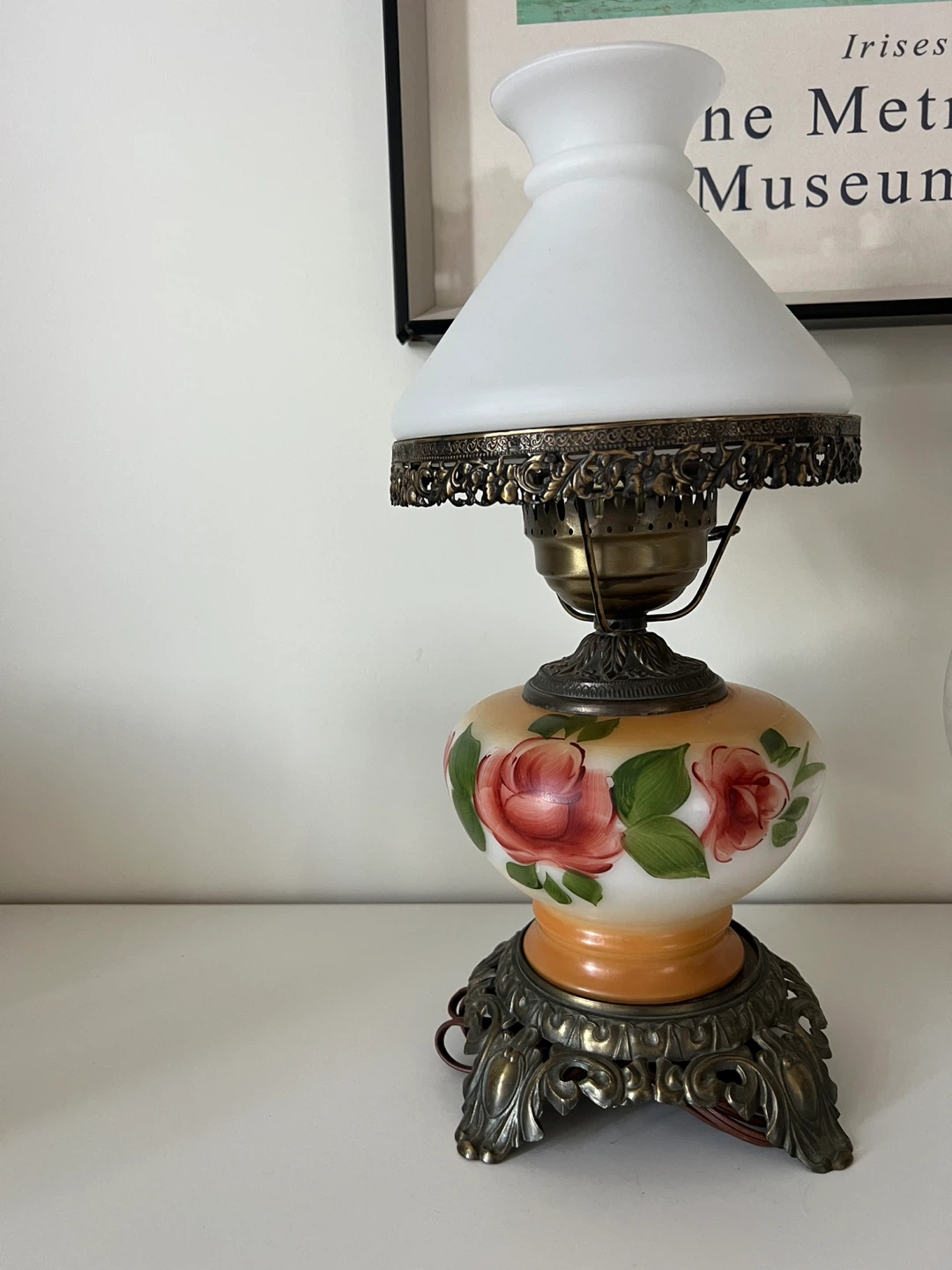 60s Vintage Floral Lamp (gone with the wind)