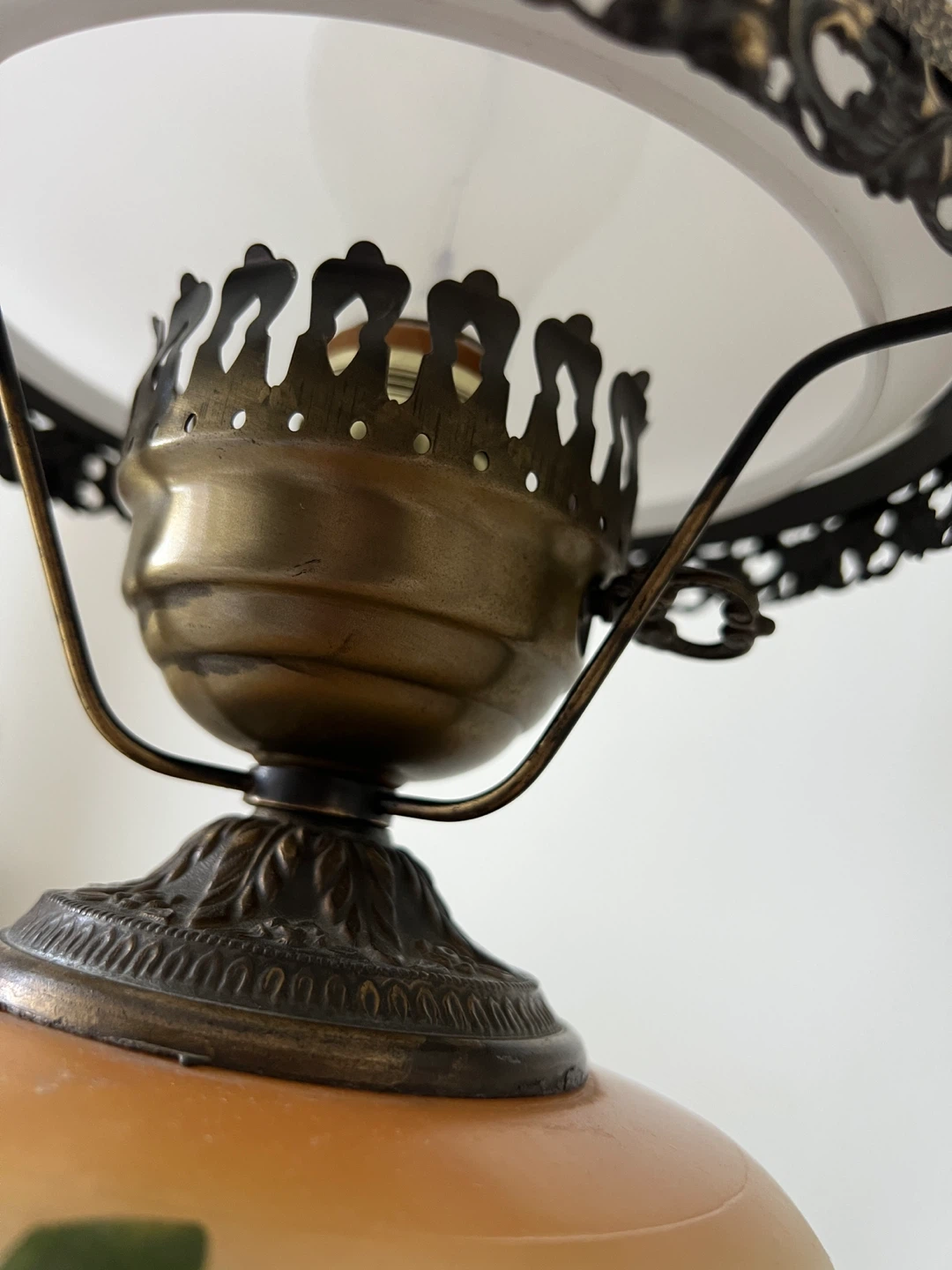 60s Vintage Floral Lamp (gone with the wind) - photo 2