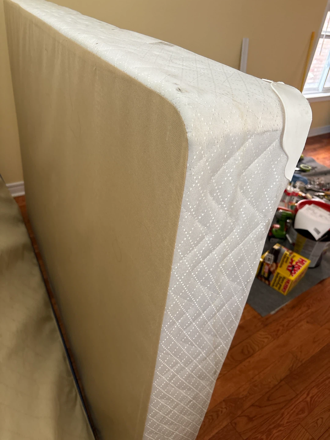 Free boxes - single and double. Sleep In Mattress Box