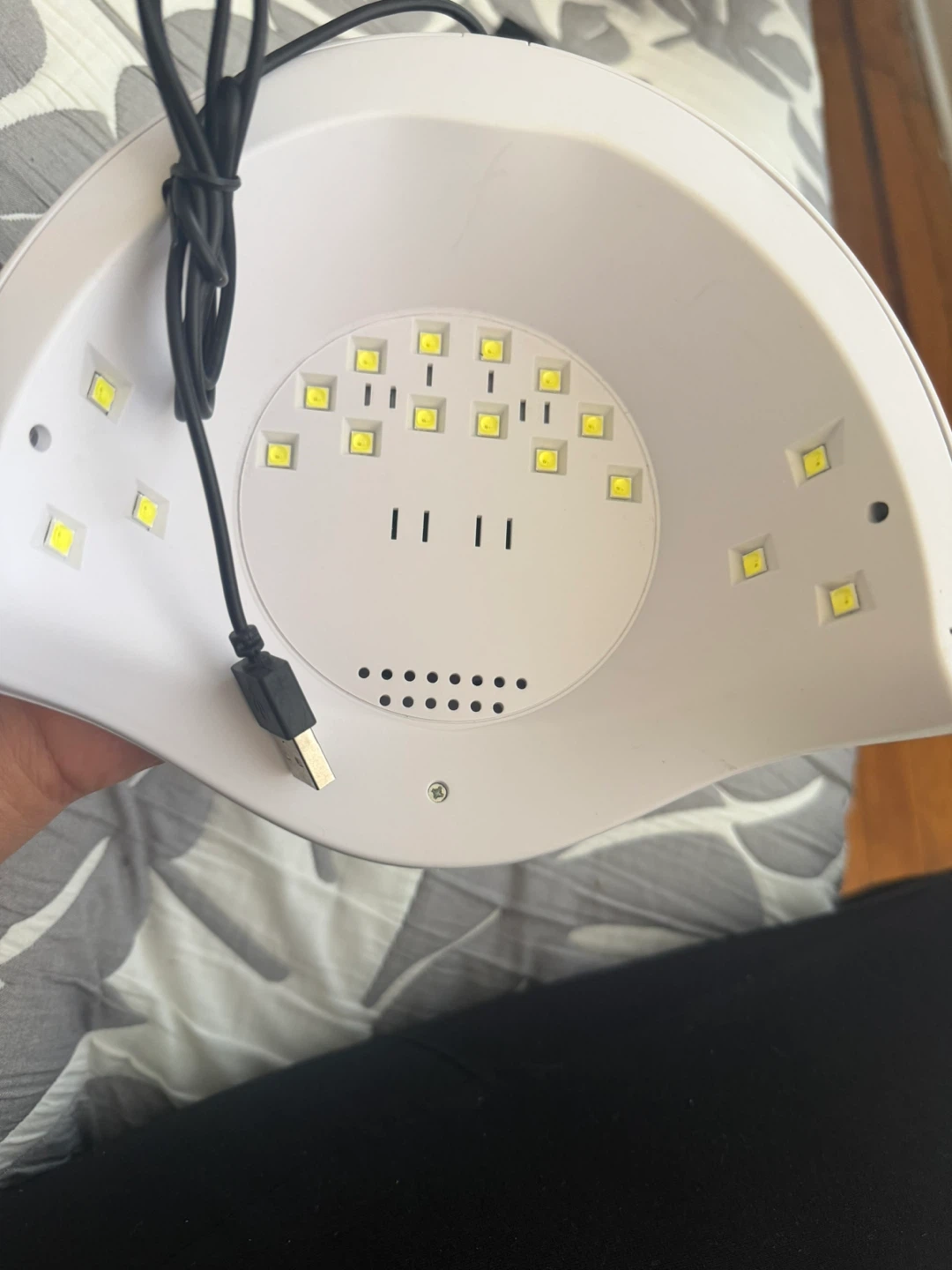 White LED Nail Lamp Dryer - photo 2