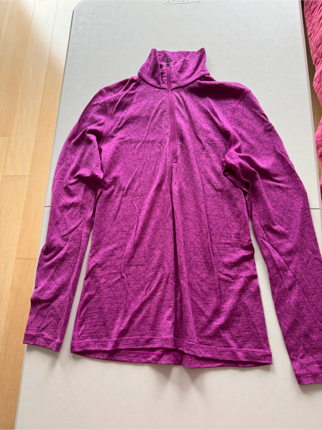 2 Tops ICEBREAKER 100% Merino 200 Oasis purple M & beige L - photo 4