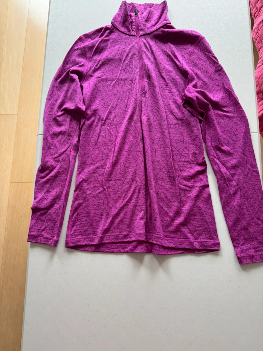 2 Tops ICEBREAKER 100% Merino 200 Oasis purple M & beige L - photo 5
