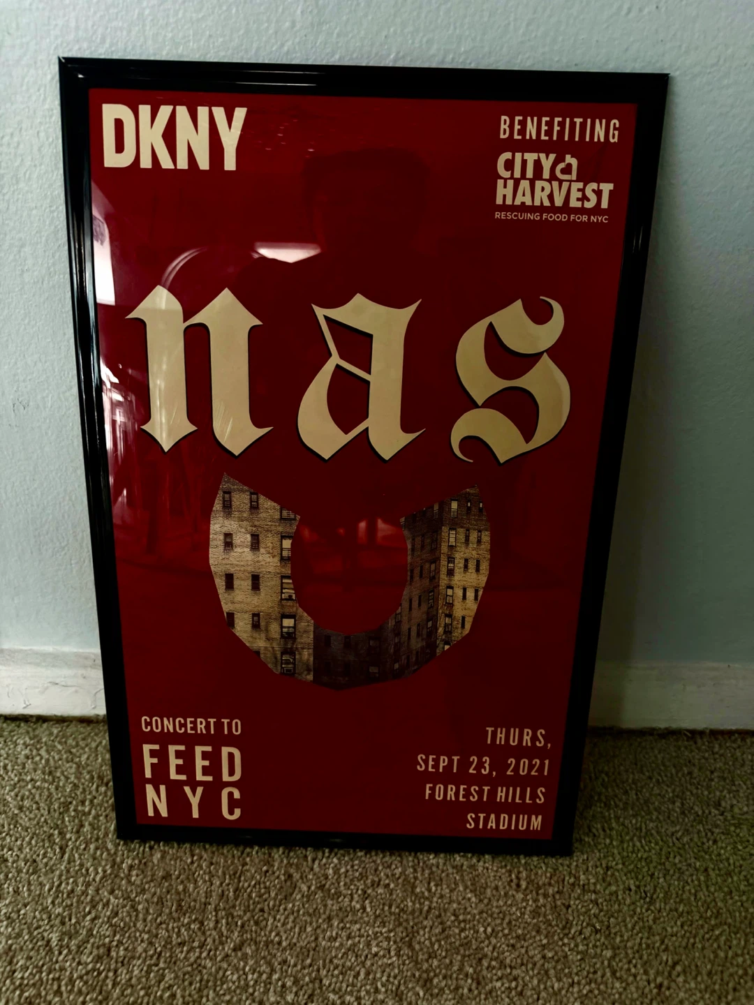 DKNY Nas Concert Poster Feed NYC