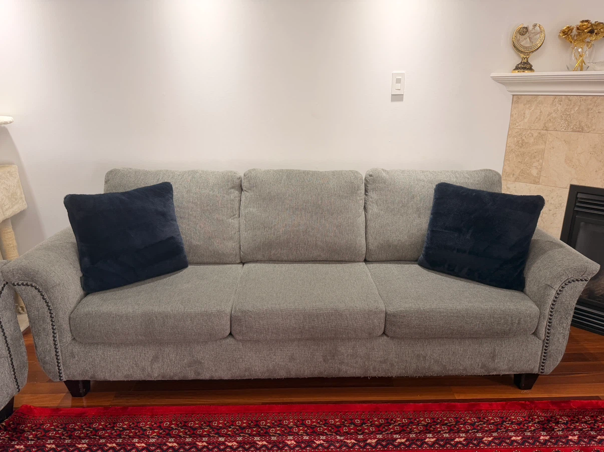 Grey Fabric Couch