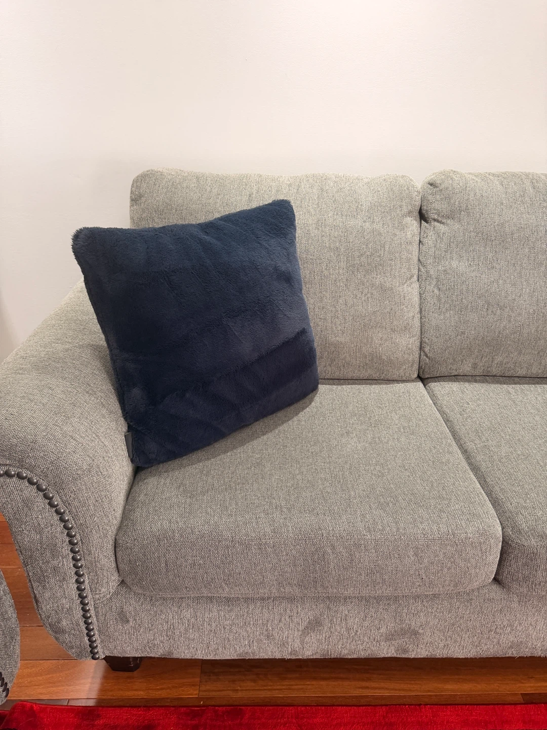 Grey Fabric Couch - photo 2