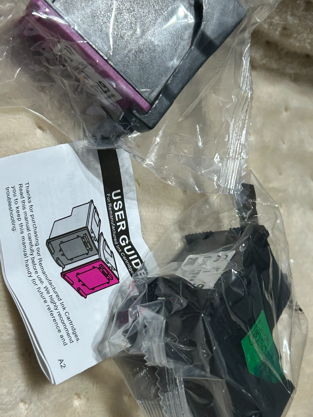 New- 67XL High Yield Black,TRI Color Ink Cartridges (2 Pack) - photo 2
