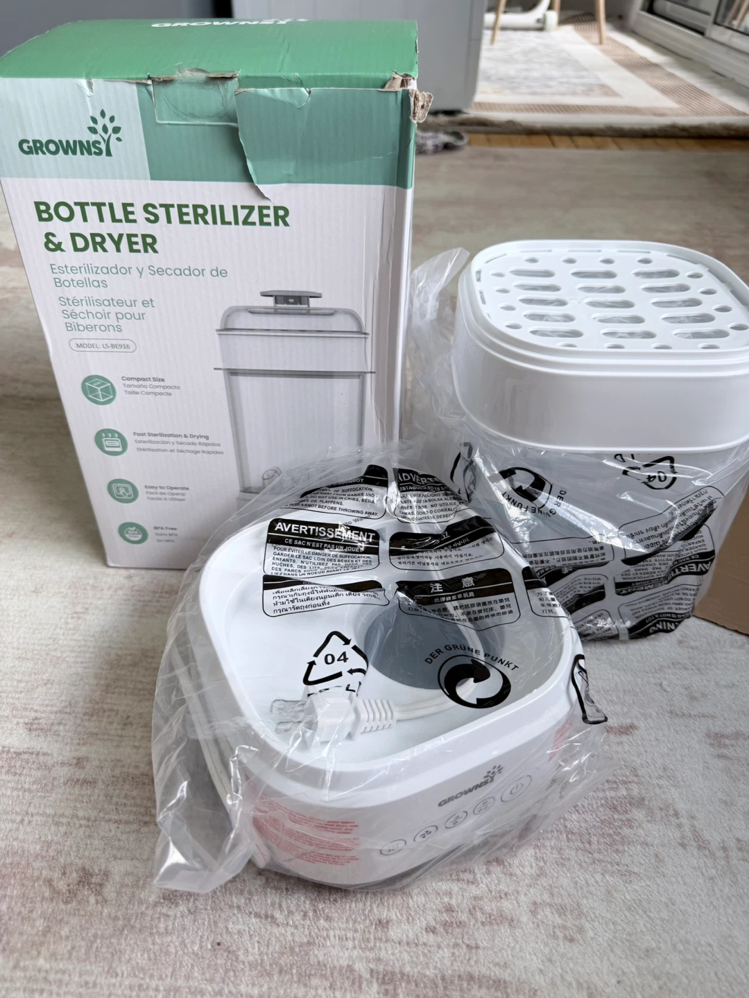 Growns Bottle Sterilizer & Dryer