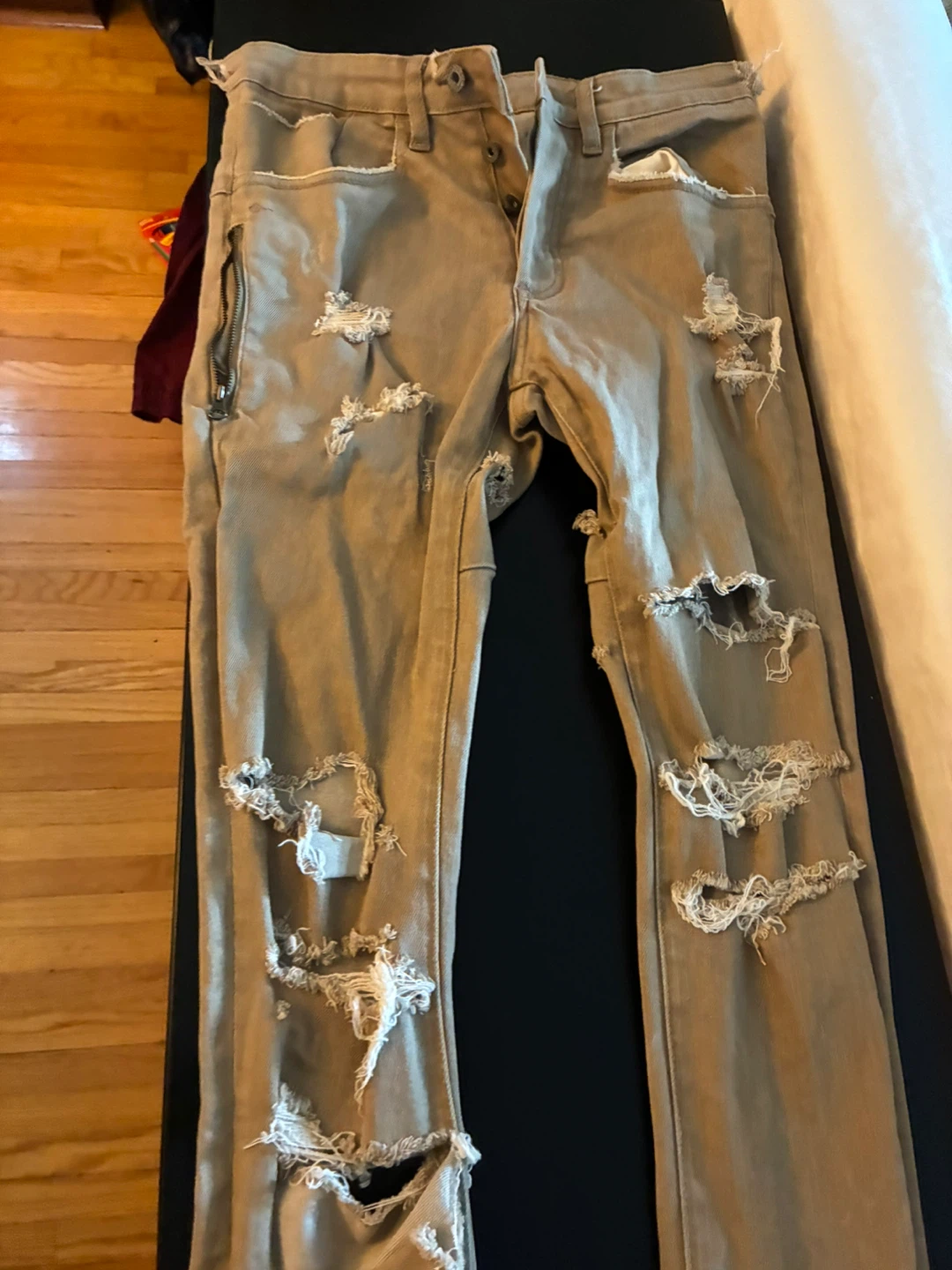 KOIIAR Twenty Eight Distressed Destroyed Jeans Streetwear Skater - photo 3