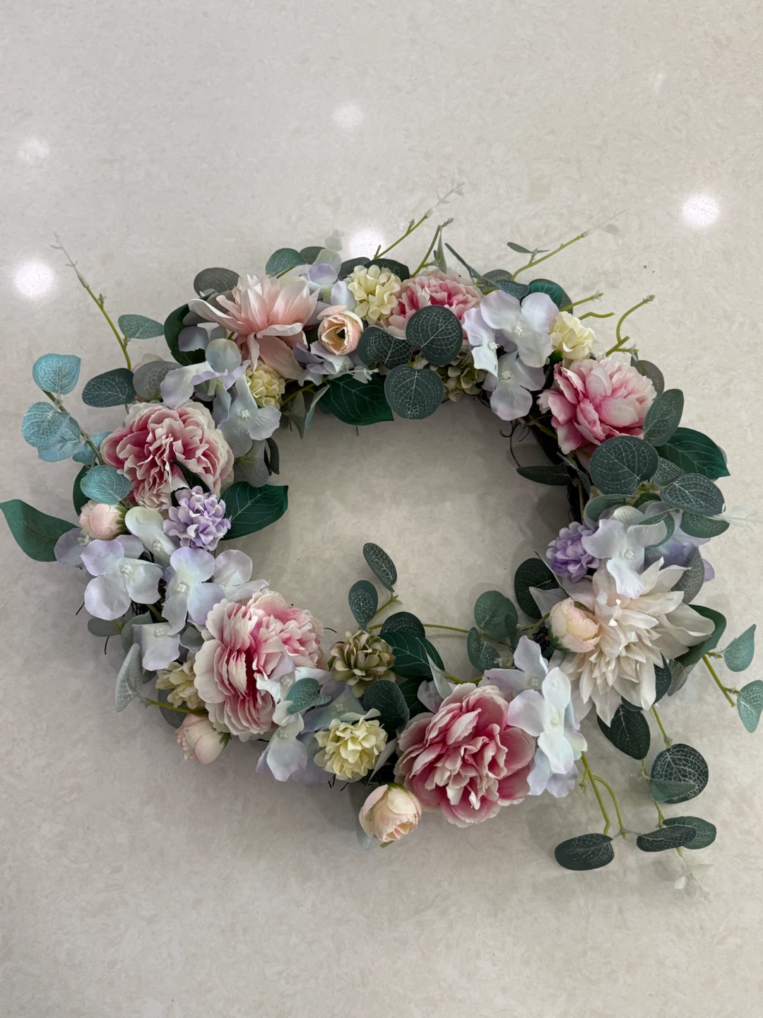 Artificial Floral Wreath - photo 3