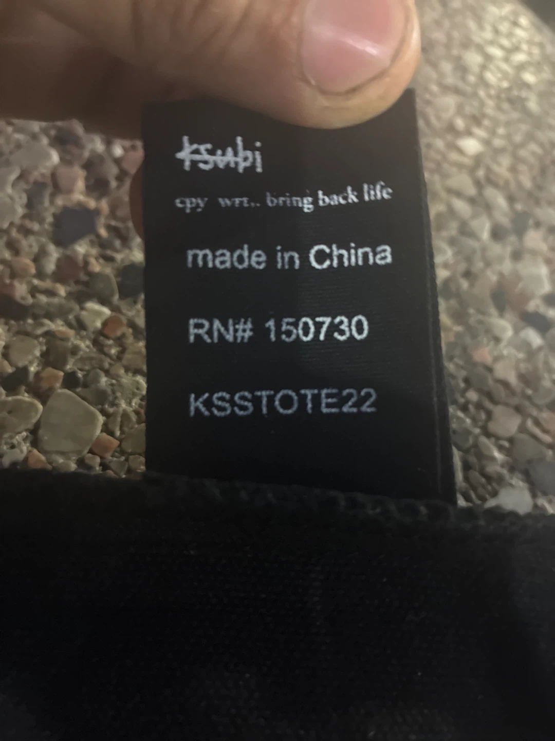 Ksubi Black Cotton Tote Bag - photo 5