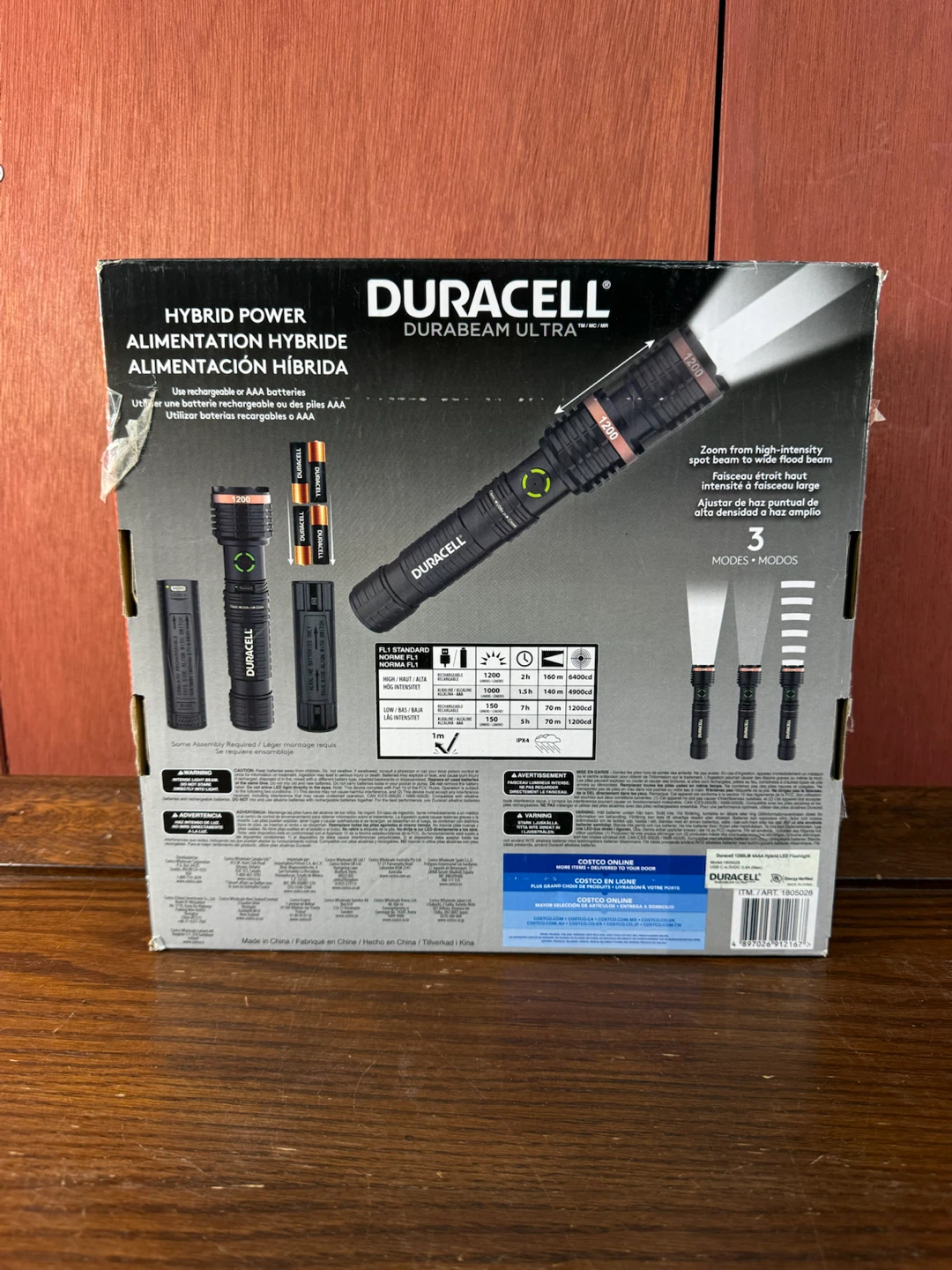 Duracell Durabeam Ultra 1200 Hybrid LED Flashlights - 3 Pack - photo 2