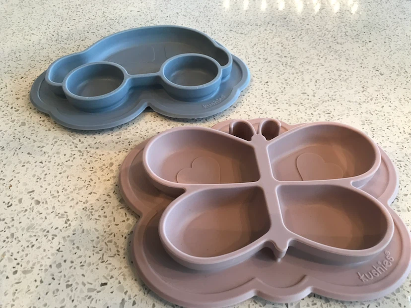 Kushies Silicone Divided Plates $15.00 each