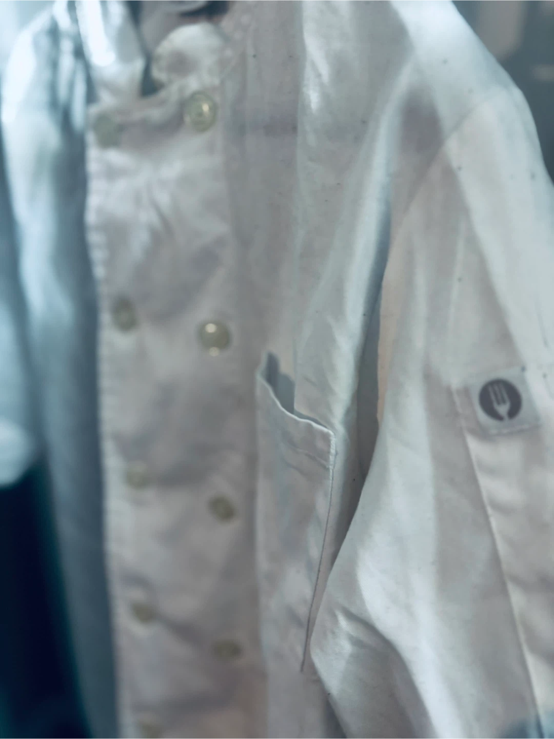 Chef Works White Chef Coat - Small - photo 3