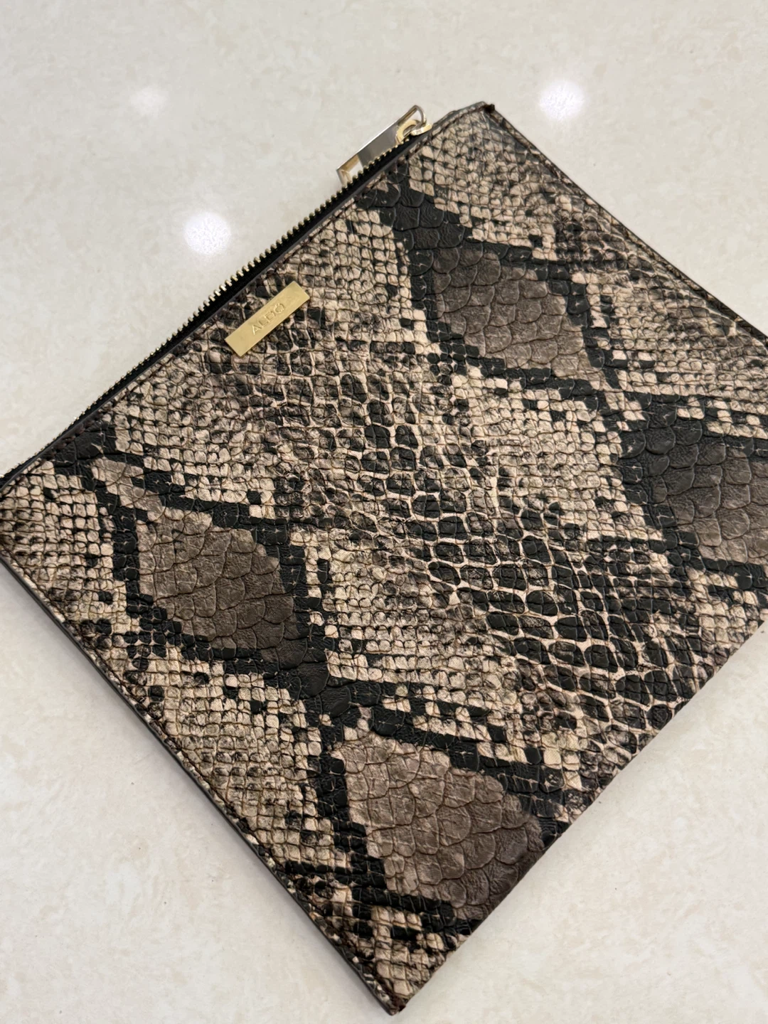 ALDO Snakeskin Pattern cosmetic pouch - photo 2