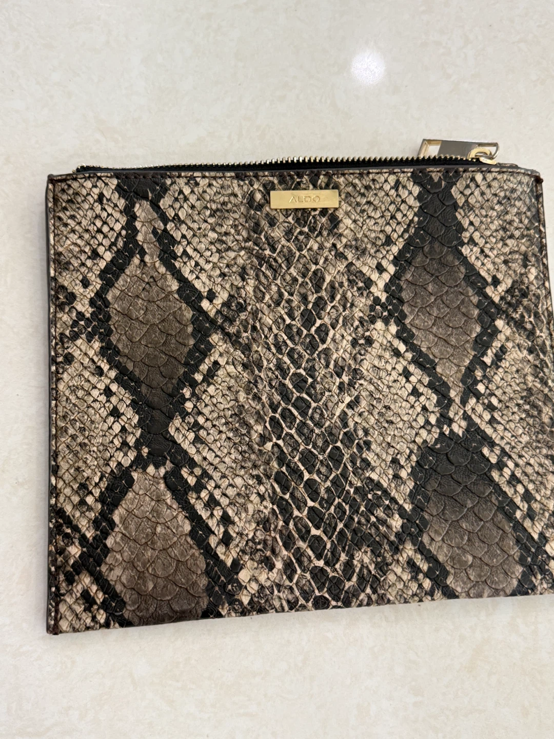 ALDO Snakeskin Pattern cosmetic pouch - photo 3