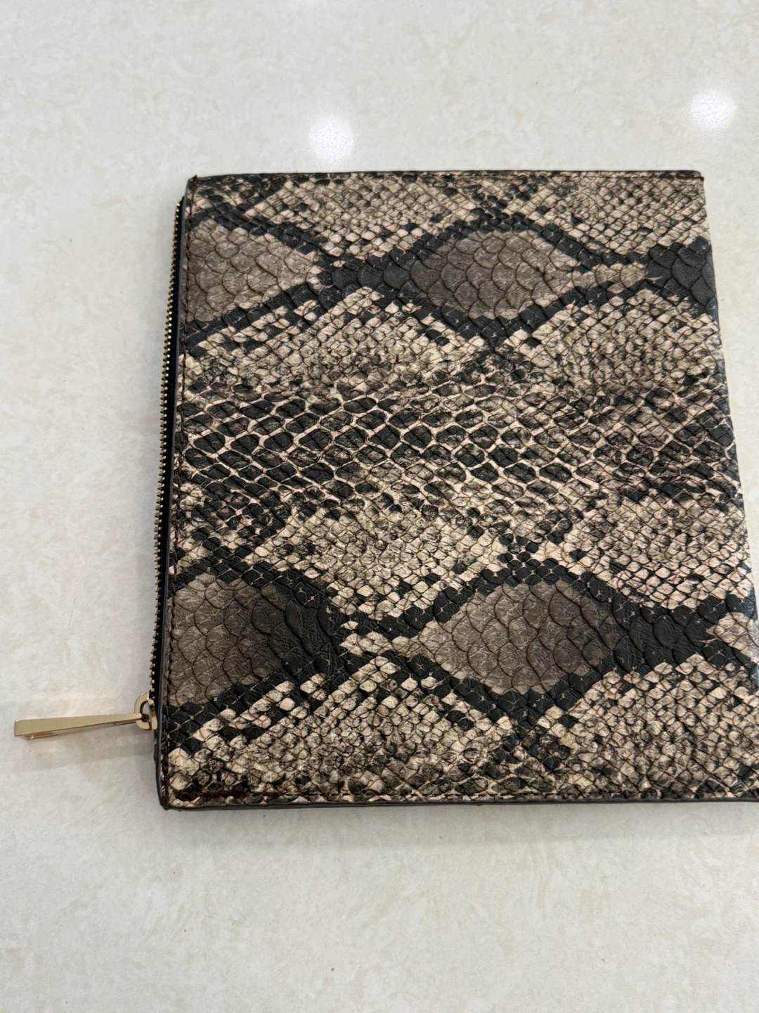 ALDO Snakeskin Pattern cosmetic pouch - photo 4