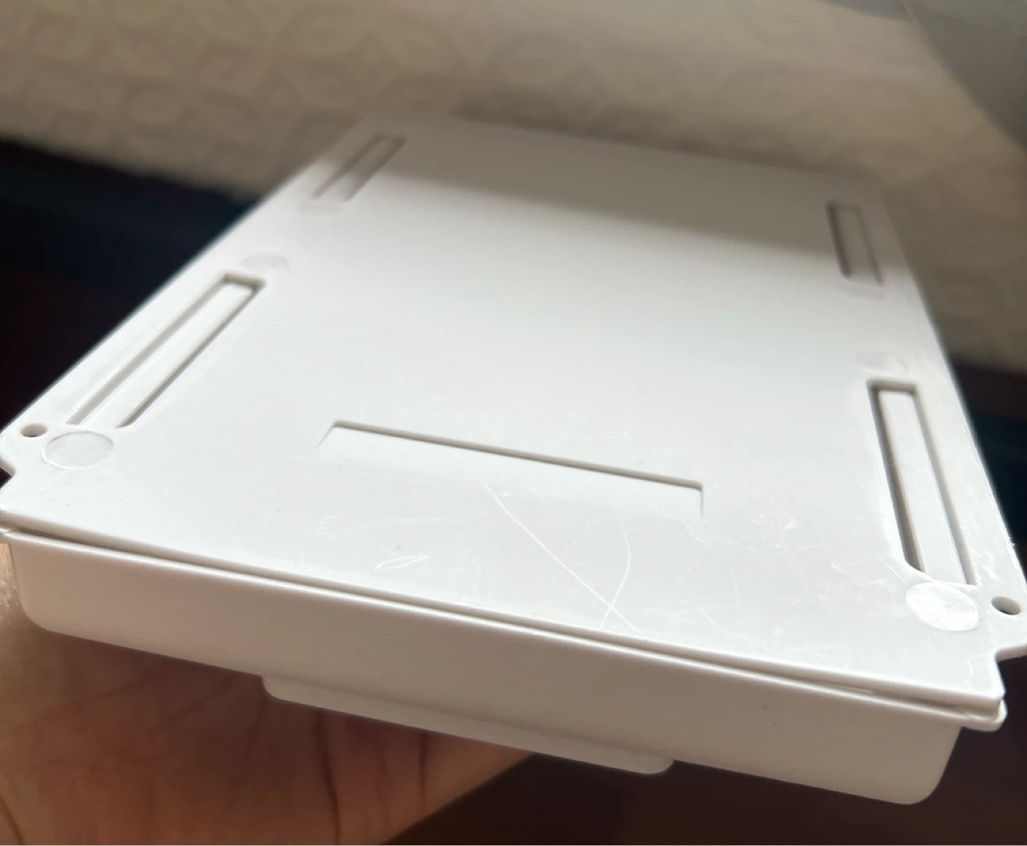 White Plastic Under-desk Storage Drawer - photo 2