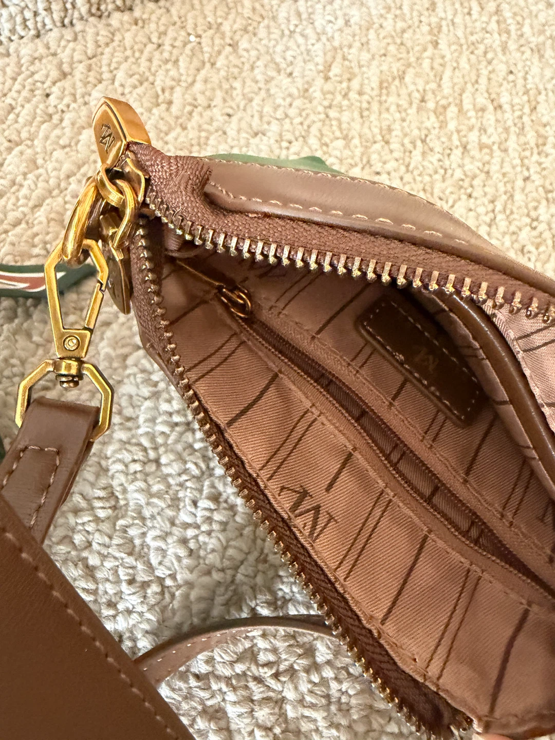 MZ Green Checkered Bucket Bag - photo 4