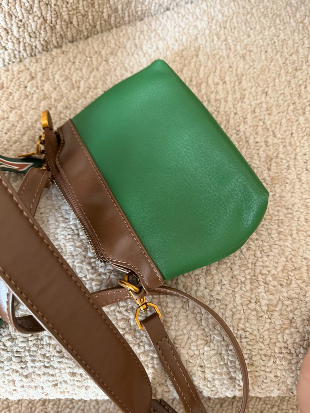 MZ Green Checkered Bucket Bag - photo 5
