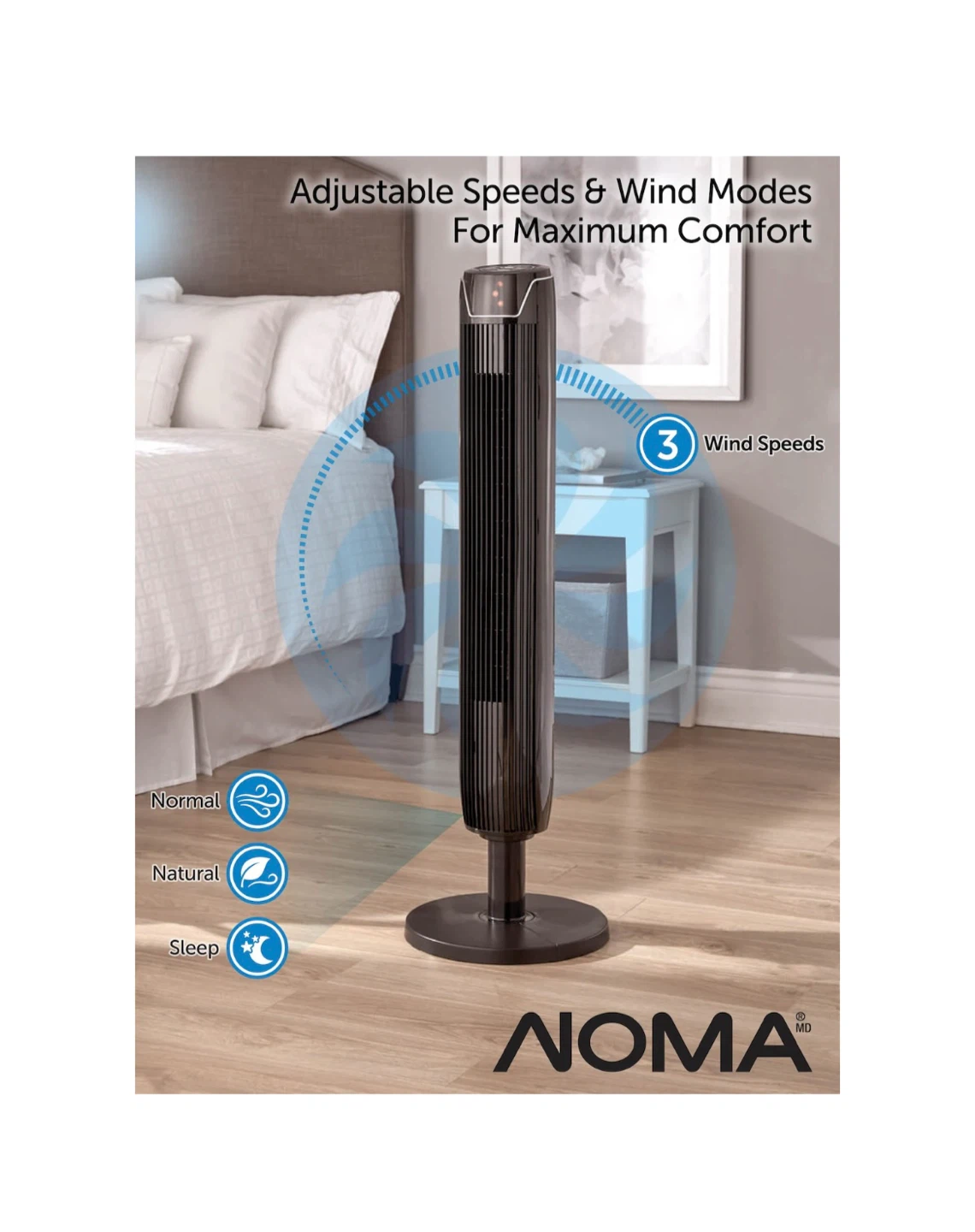 Noma Tower Fan - photo 5