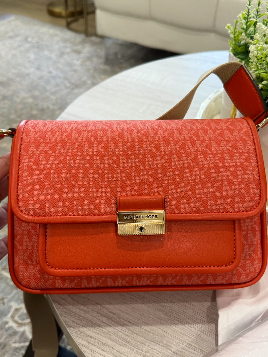 Michael Kors Orange Signature Crossbody Bag - photo 2