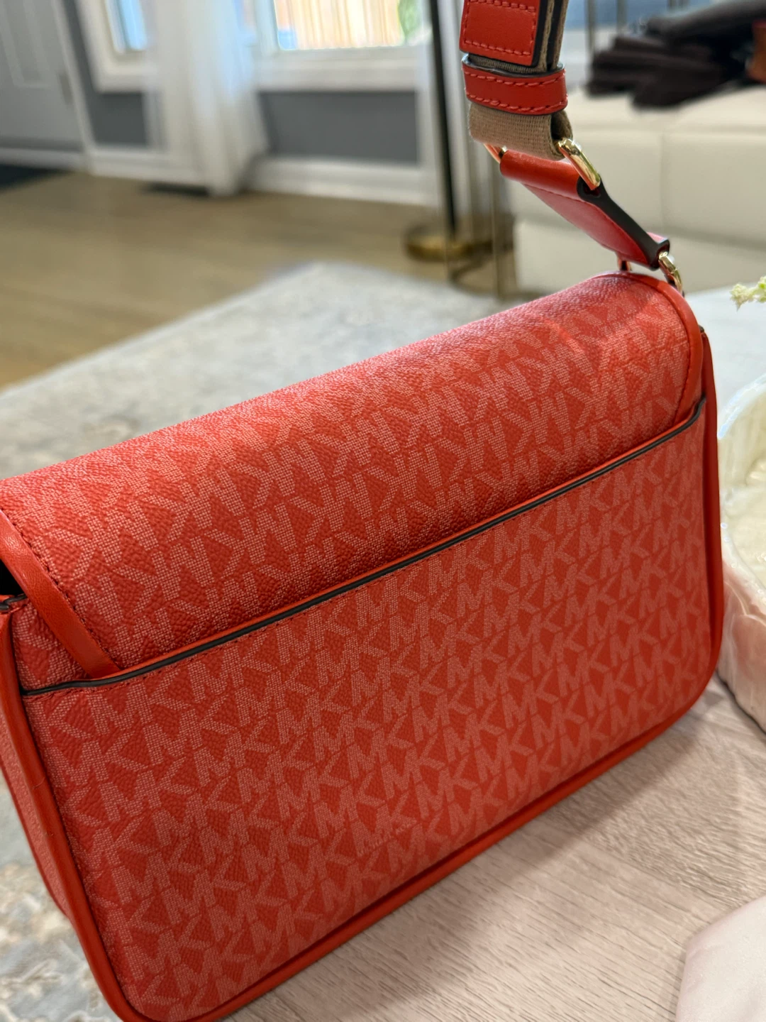 Michael Kors Orange Signature Crossbody Bag - photo 4