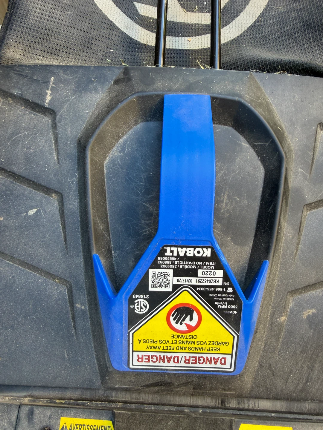 Kobalt 40V MAX Lawn Mower with Battery and Charger - photo 4