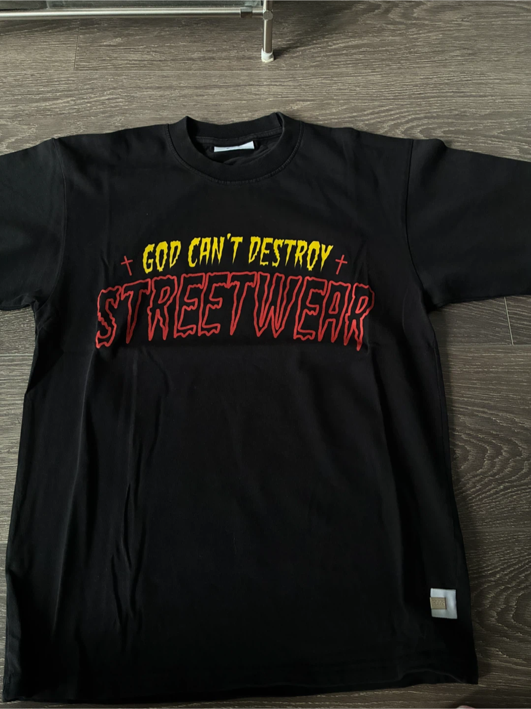 GCDS Black Graphic T-Shirt