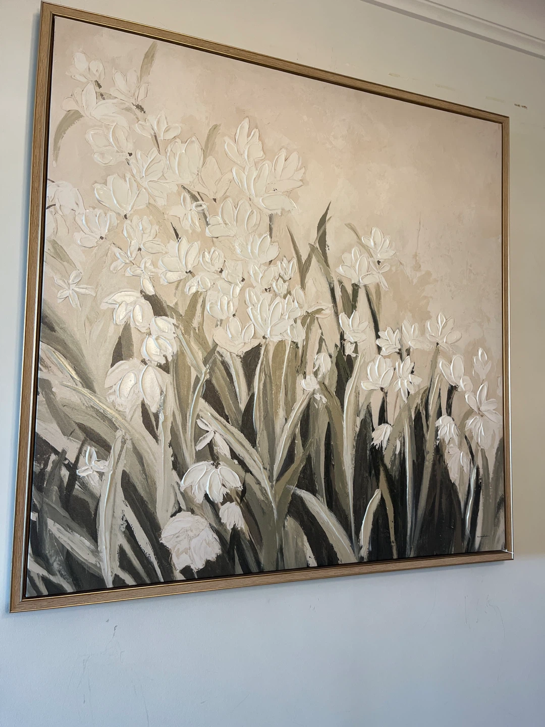 Large Floral Texture Wall Art