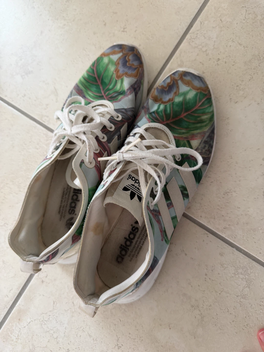 Adidas Floral Print Sneakers