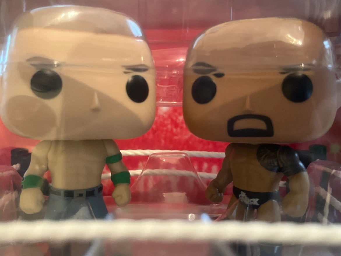 WWE Funko Cena vs Rock 2-Pack + Bonus Cards - photo 4