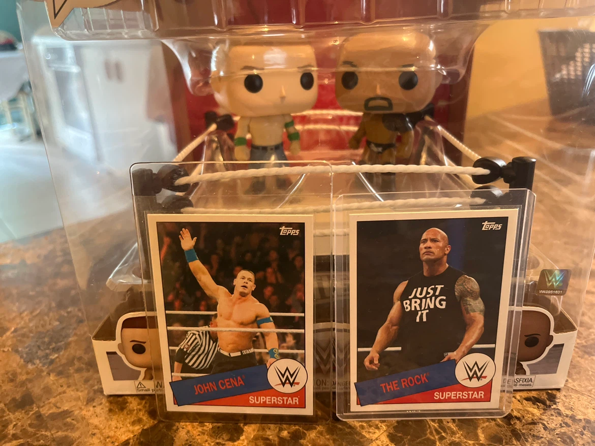 WWE Funko Cena vs Rock 2-Pack + Bonus Cards - photo 5