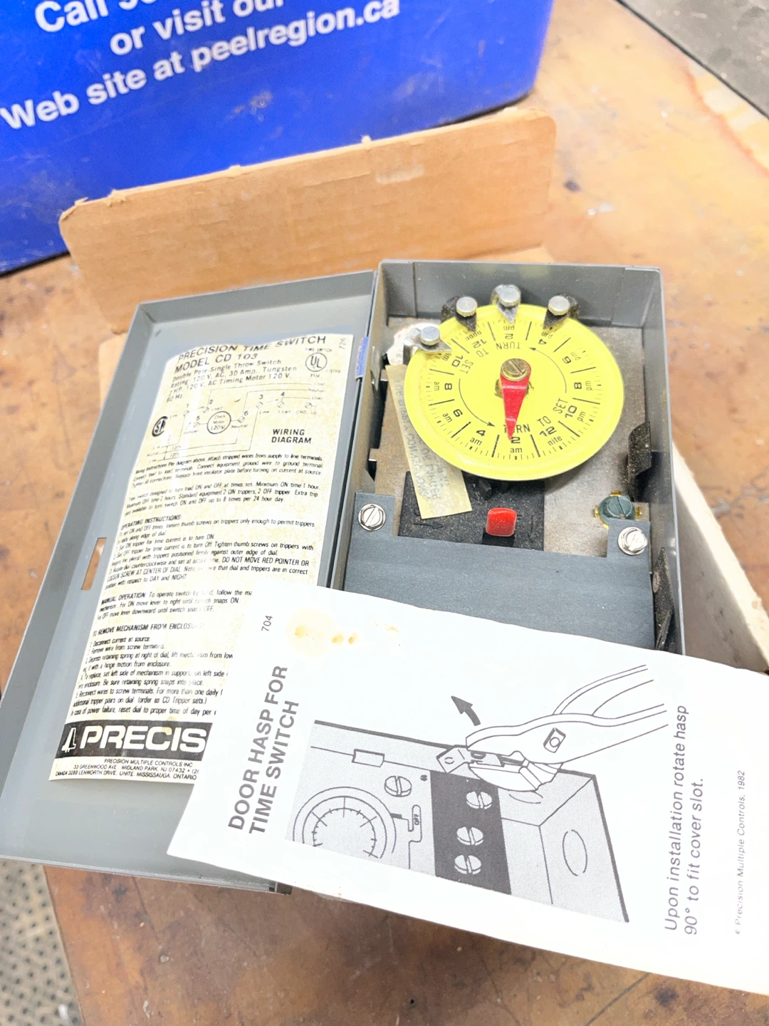 Precision CD 103 24 HR. Time Switch 30 AMP - photo 5