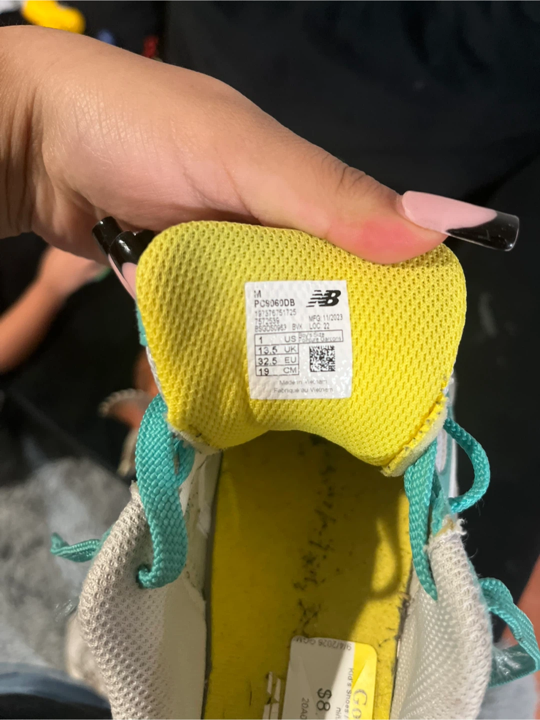 New Balance 9060 Kids Shoes Size 1 US - photo 2