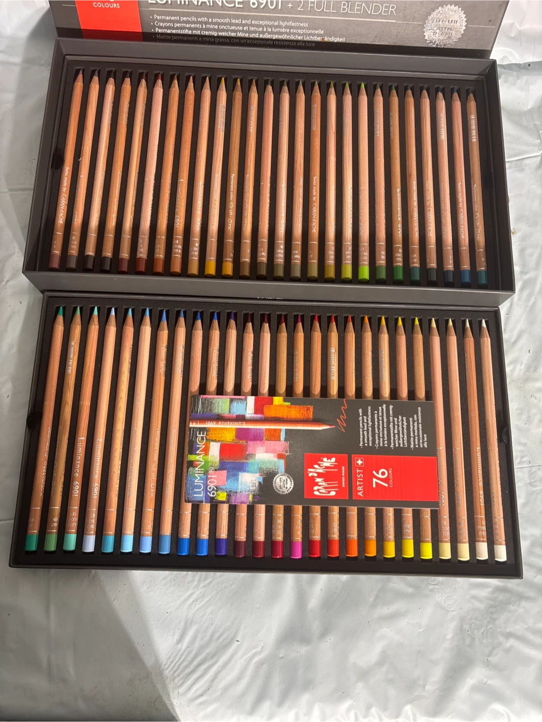 Caran d'Ache Luminance 6901 76 Colors Colored Pencils Set - photo 3