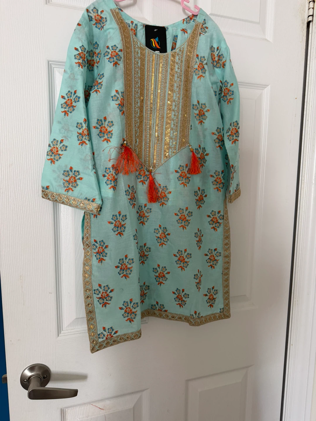 Girls' Kurti with gharara pant